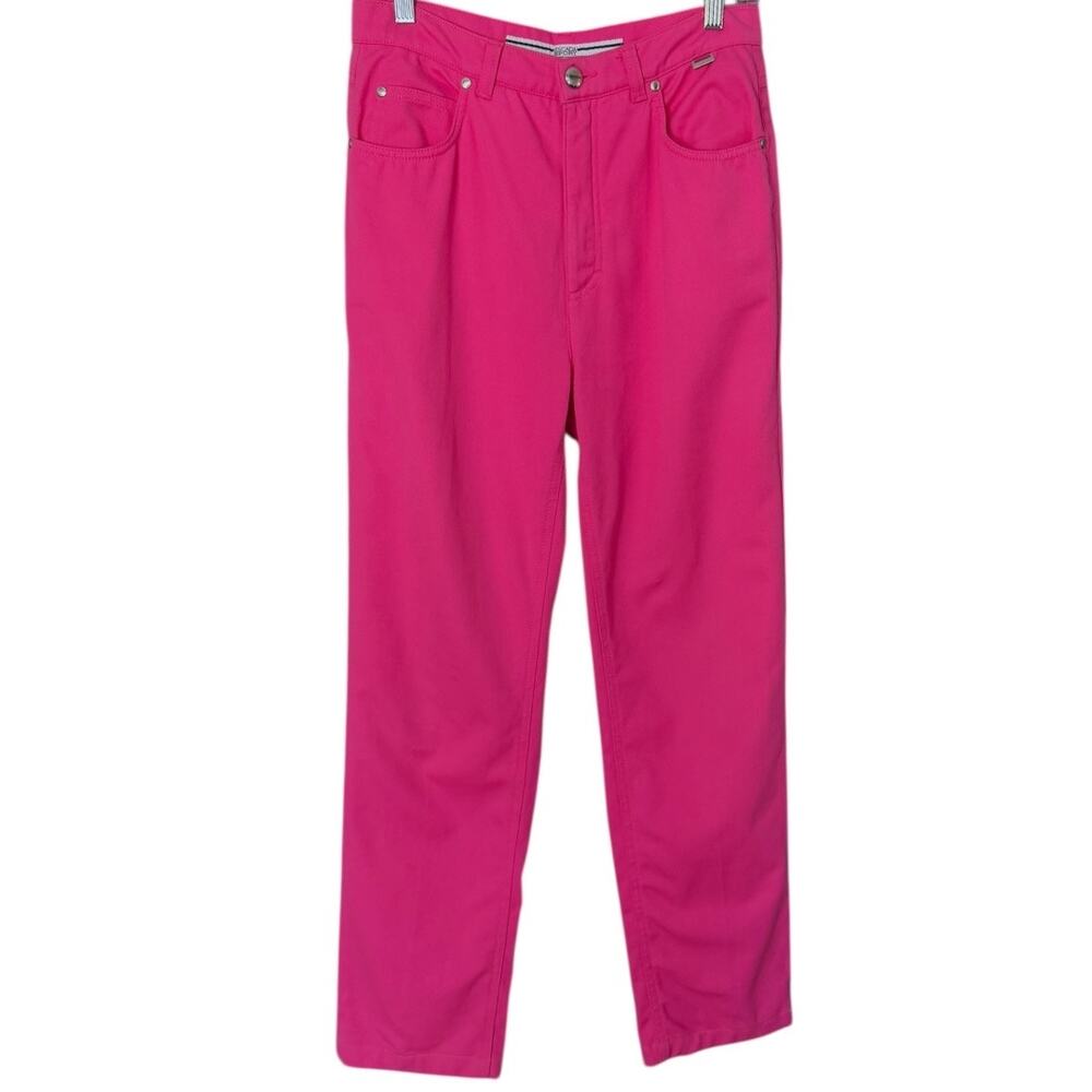 Escada Sport Pink Straight-Leg Knit Pant Women’s IT 38 / US 6 Stretch Spring